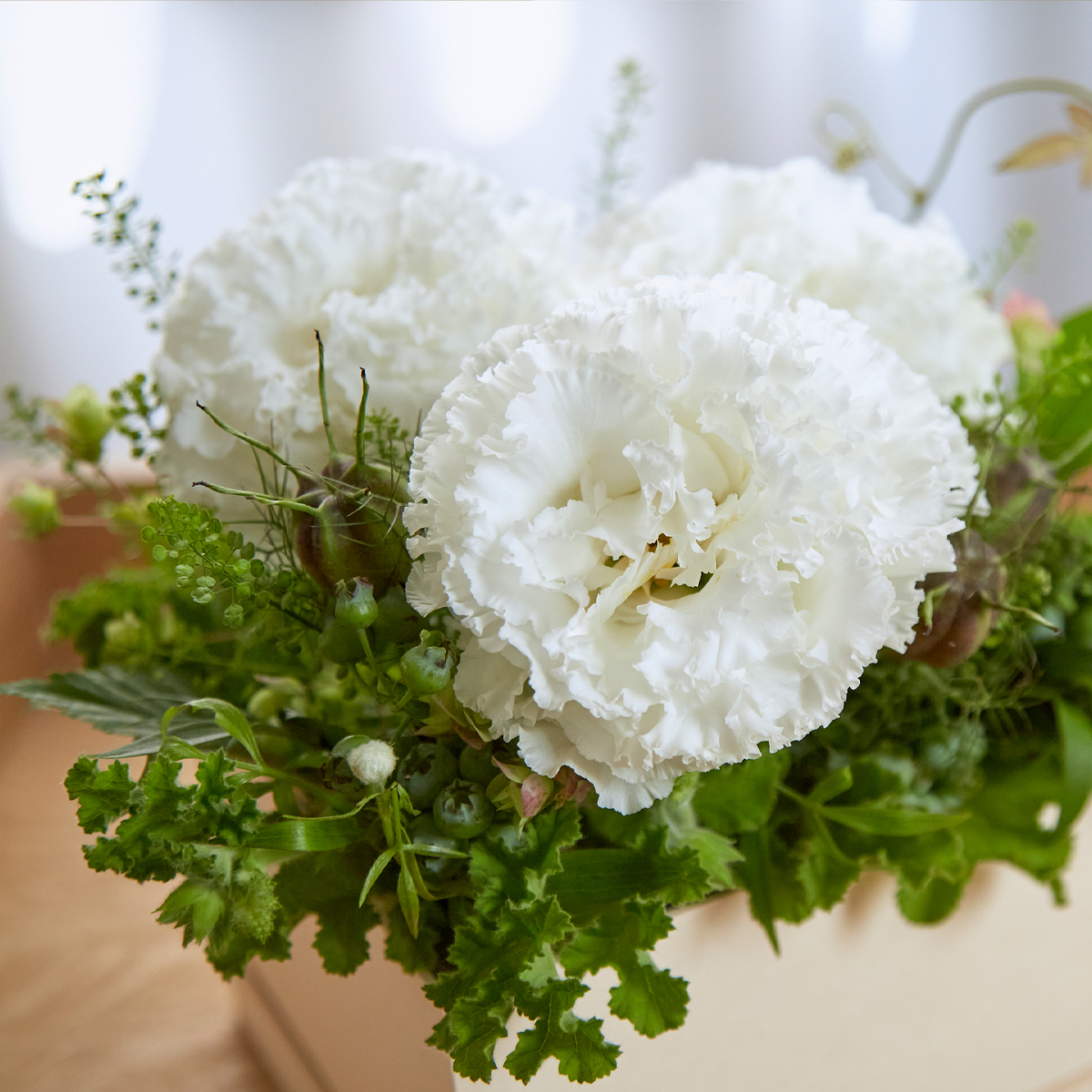 ことばの花箱 ［思いやり］トルコキキョウ