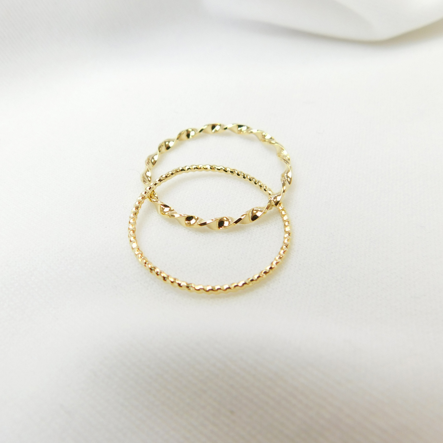 メタルチェーンモチーフリングセット