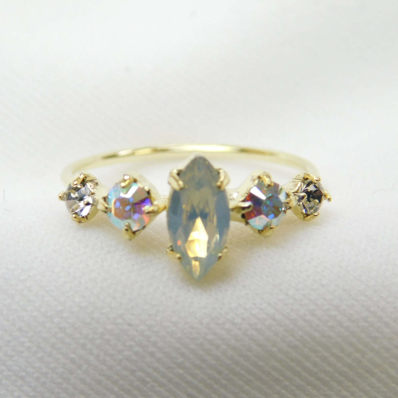 マーキスビジューリング＆メタルリングセット