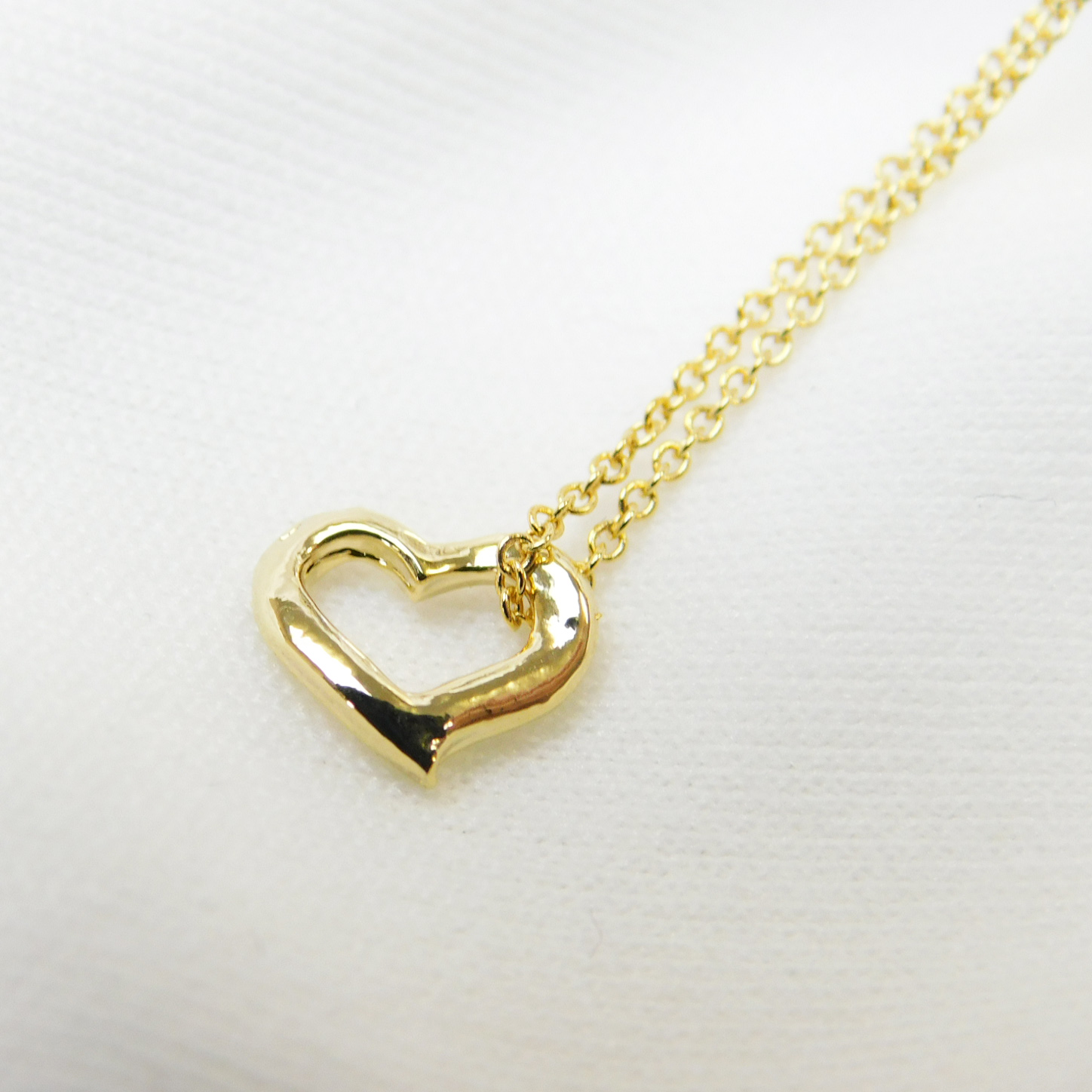 ハートモチーフネックレス＆エポ使い2連ピンキーリングセット