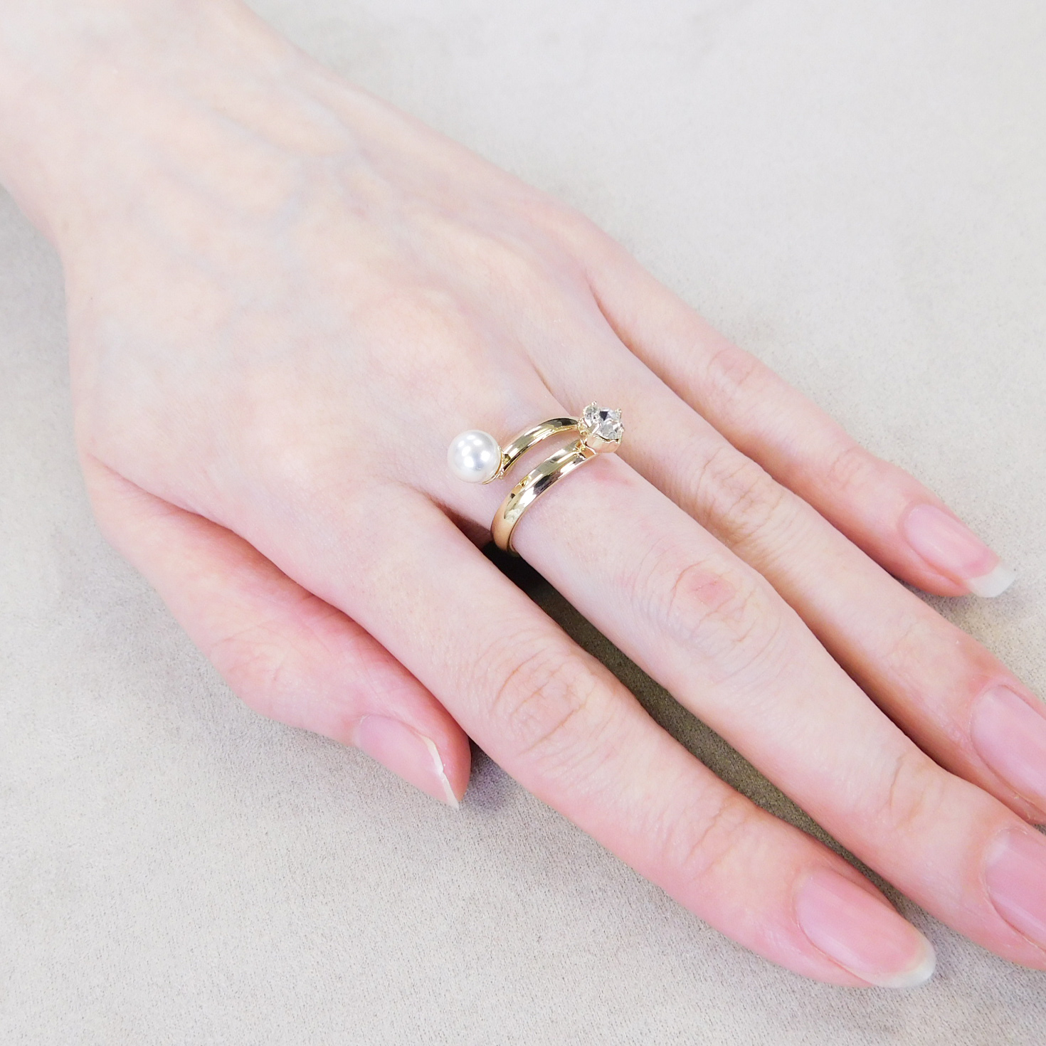 マーキスネックレス＆パールリングセット