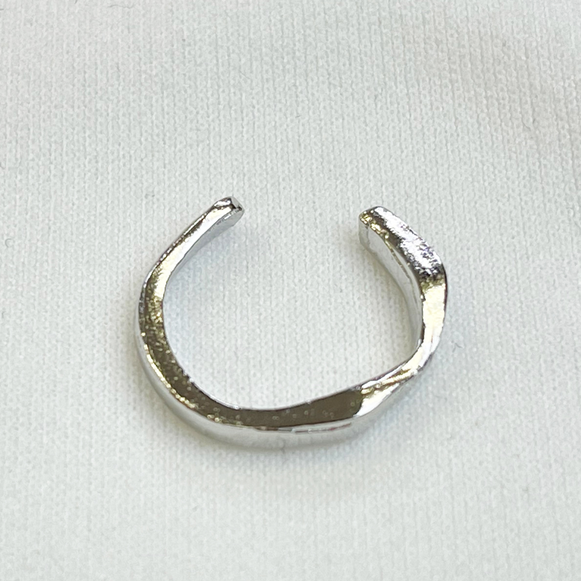 メタルミニデザイン＆シンプルウェーブイヤーカフセット（片耳用）