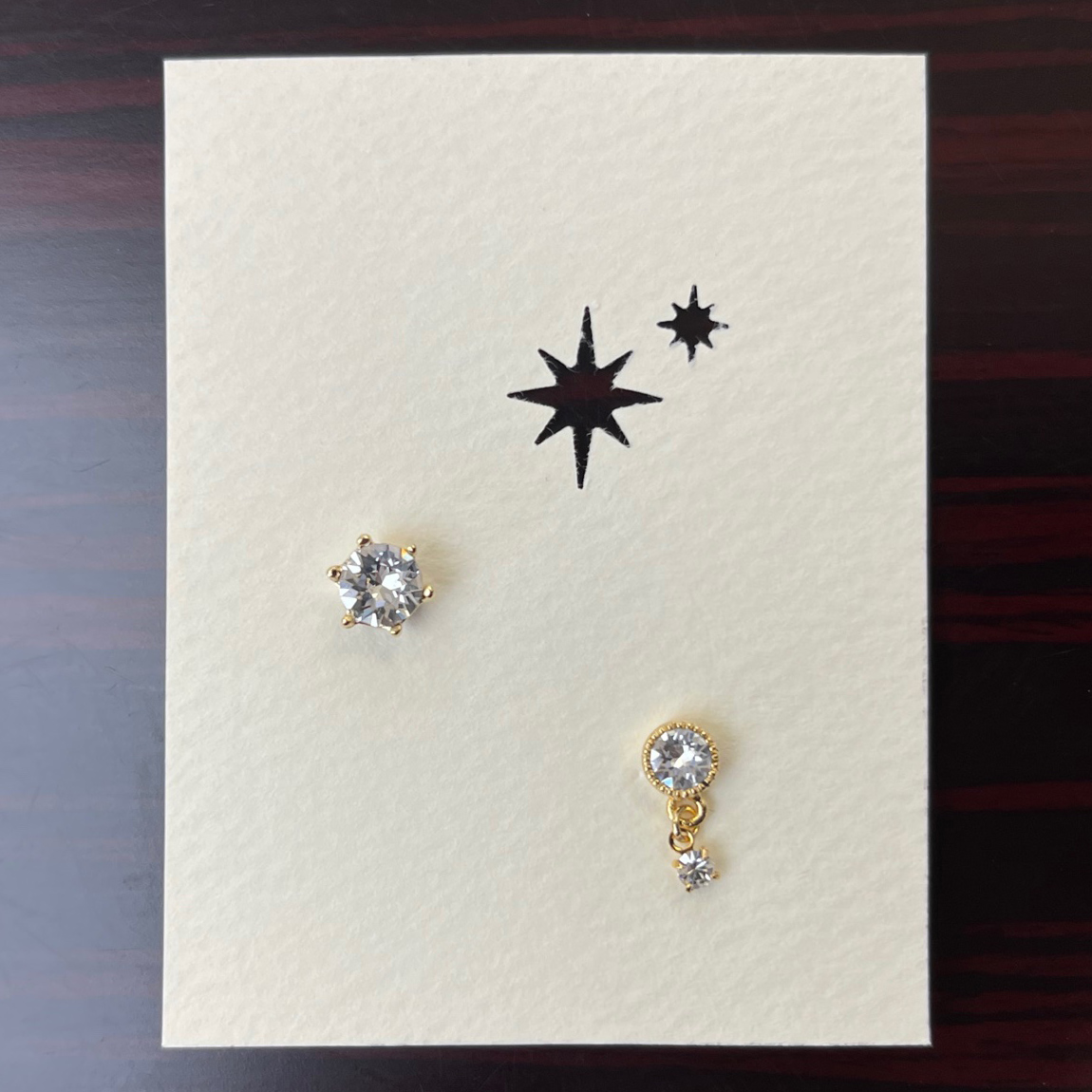 ストーンマスクピアス2個セット