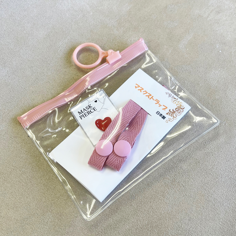 デザインモチーフマスクピアス＆カラーマスクストラップセット