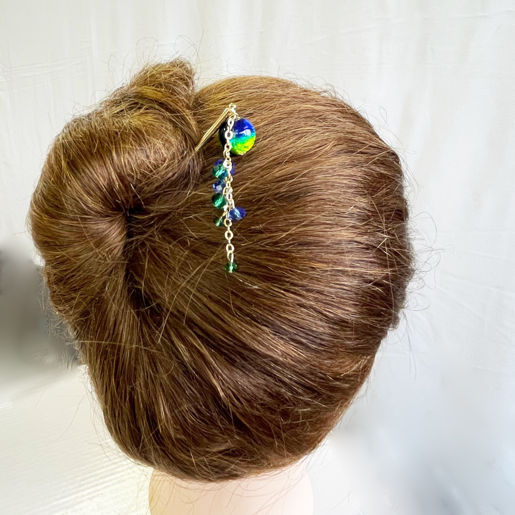 とんぼ玉下がりかんざし