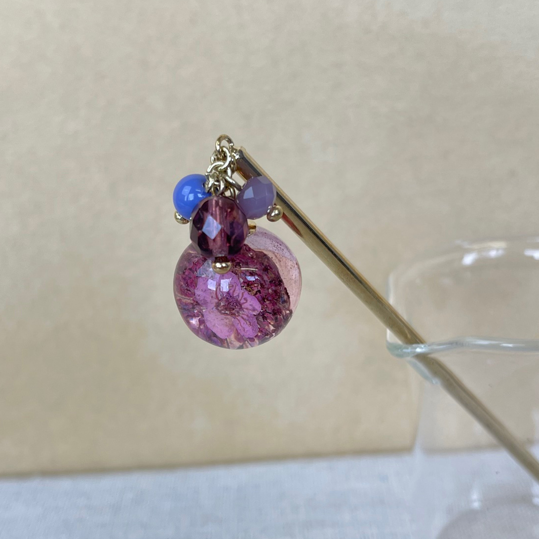 ドライフラワー玉かんざし