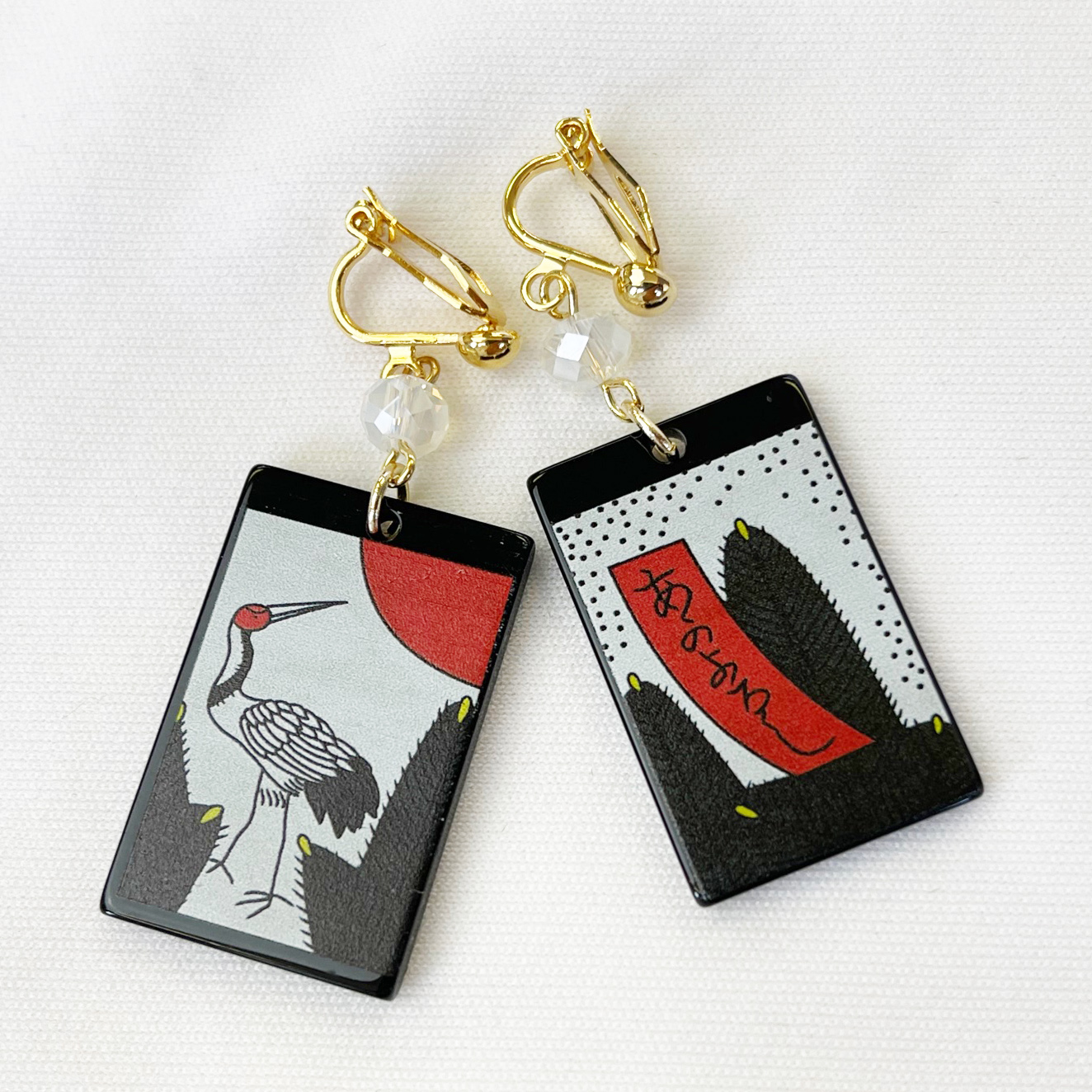 花札イヤリング