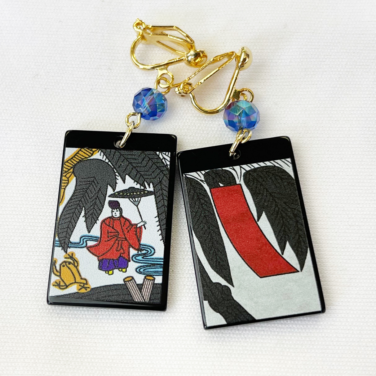 花札イヤリング