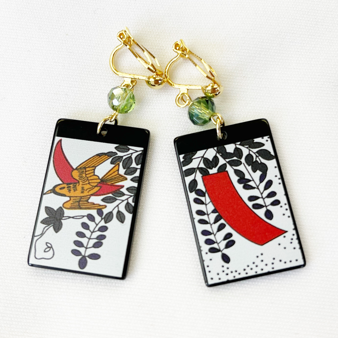 花札イヤリング