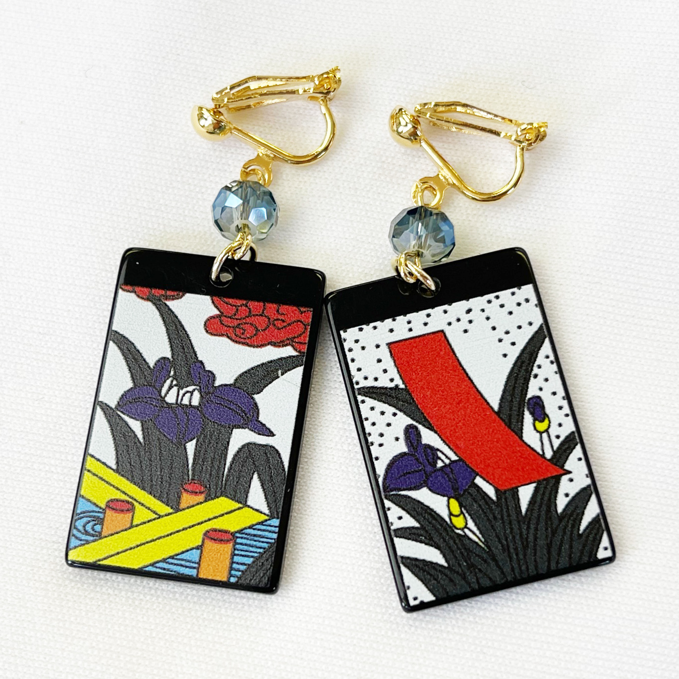 花札イヤリング