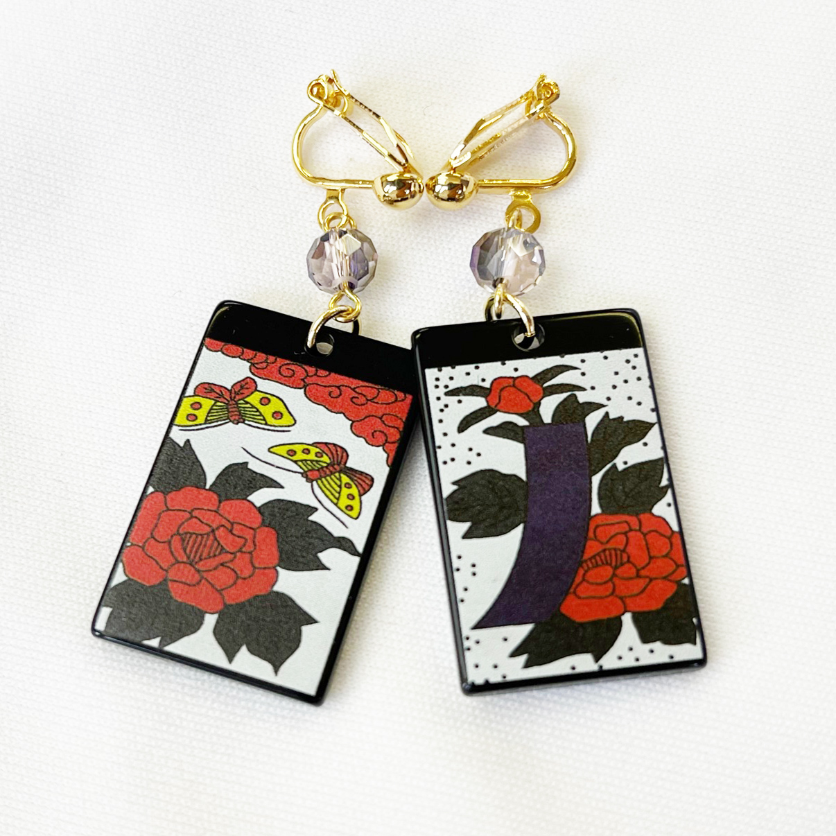 花札イヤリング