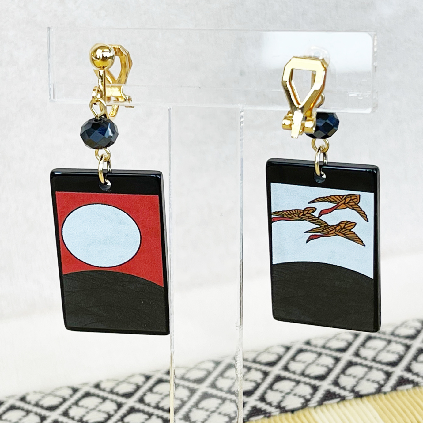 花札イヤリング