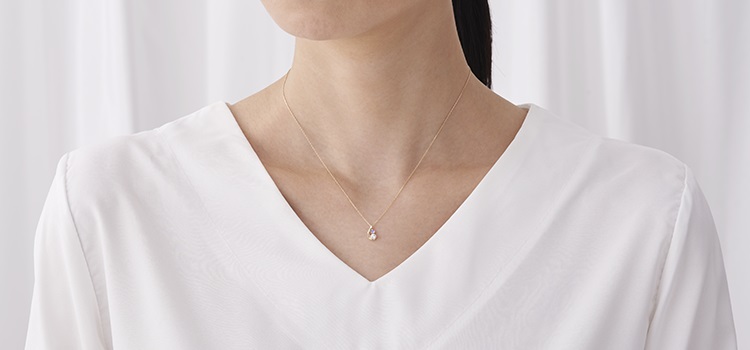 K10イエローゴールド Wish upon a star Twinkle タンザナイト ペンダント