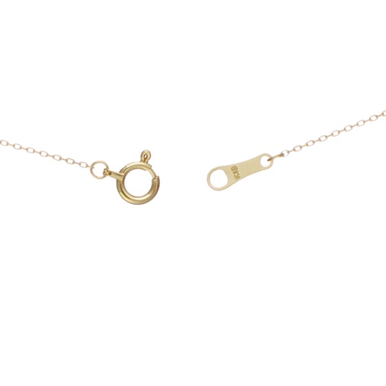 K18イエローゴールド ピンクトルマリン・ダイヤモンド ペンダント