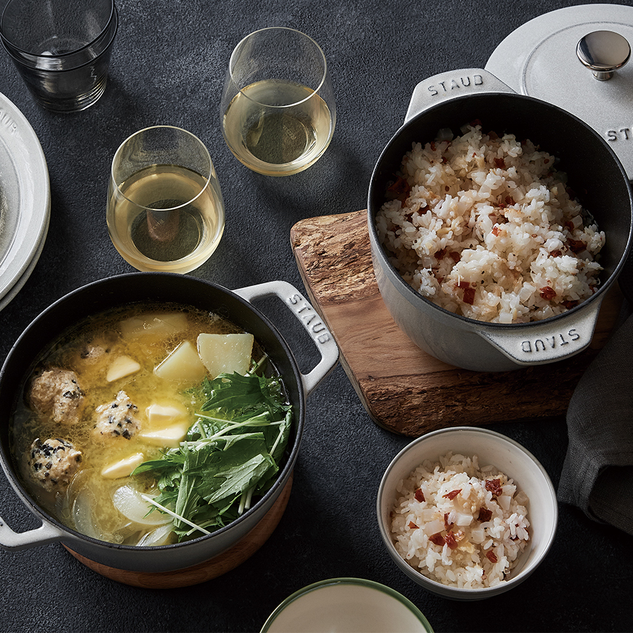 ラ ココット de GOHAN S 1合炊き | Staub（ストウブ）のプレゼント  