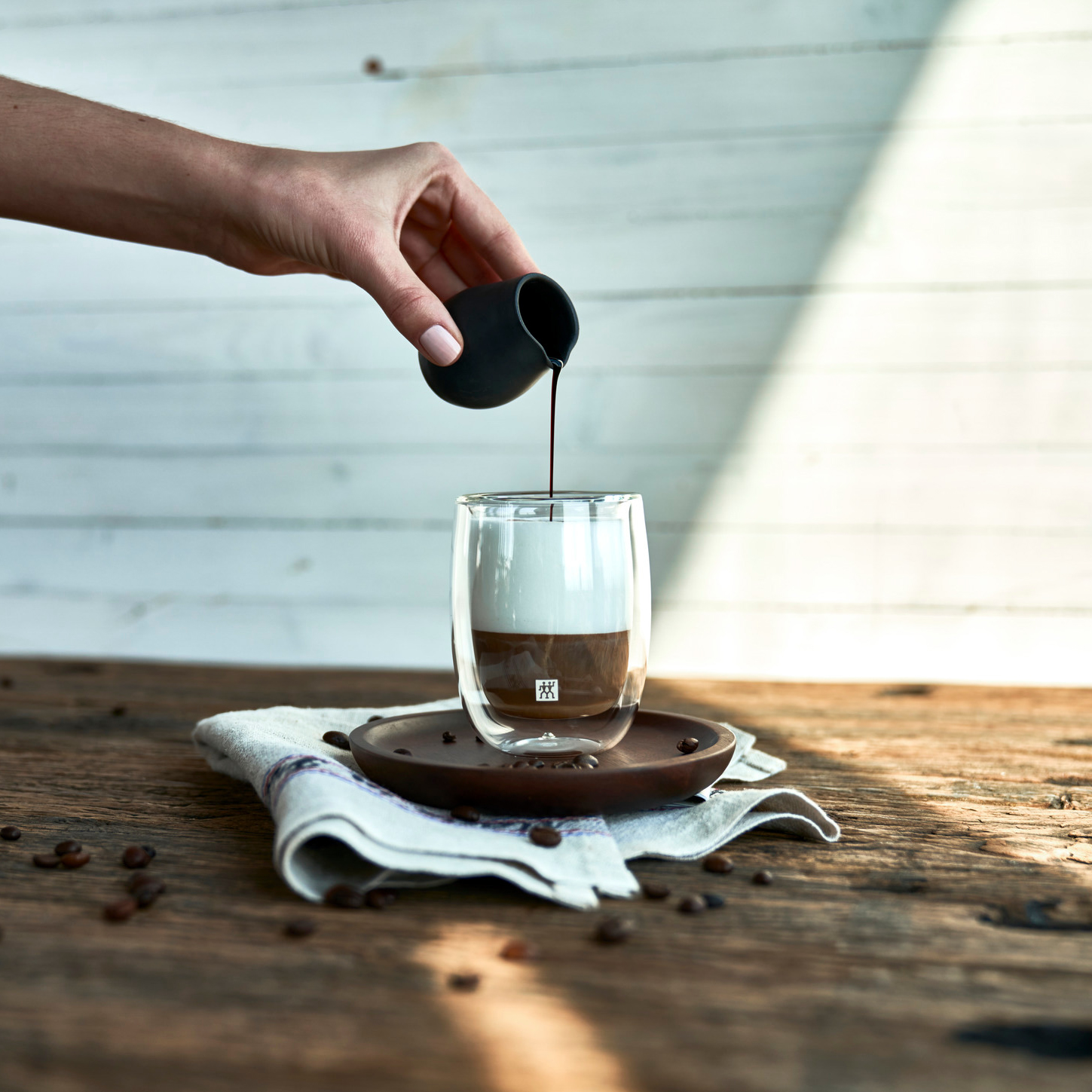 【ペア】ソレント ダブルウォール コーヒーグラス 200ml 