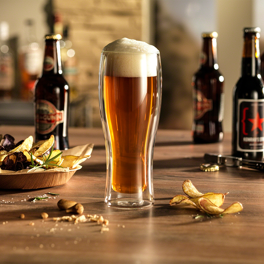 【ペア】ソレント ダブルウォール ビアグラス