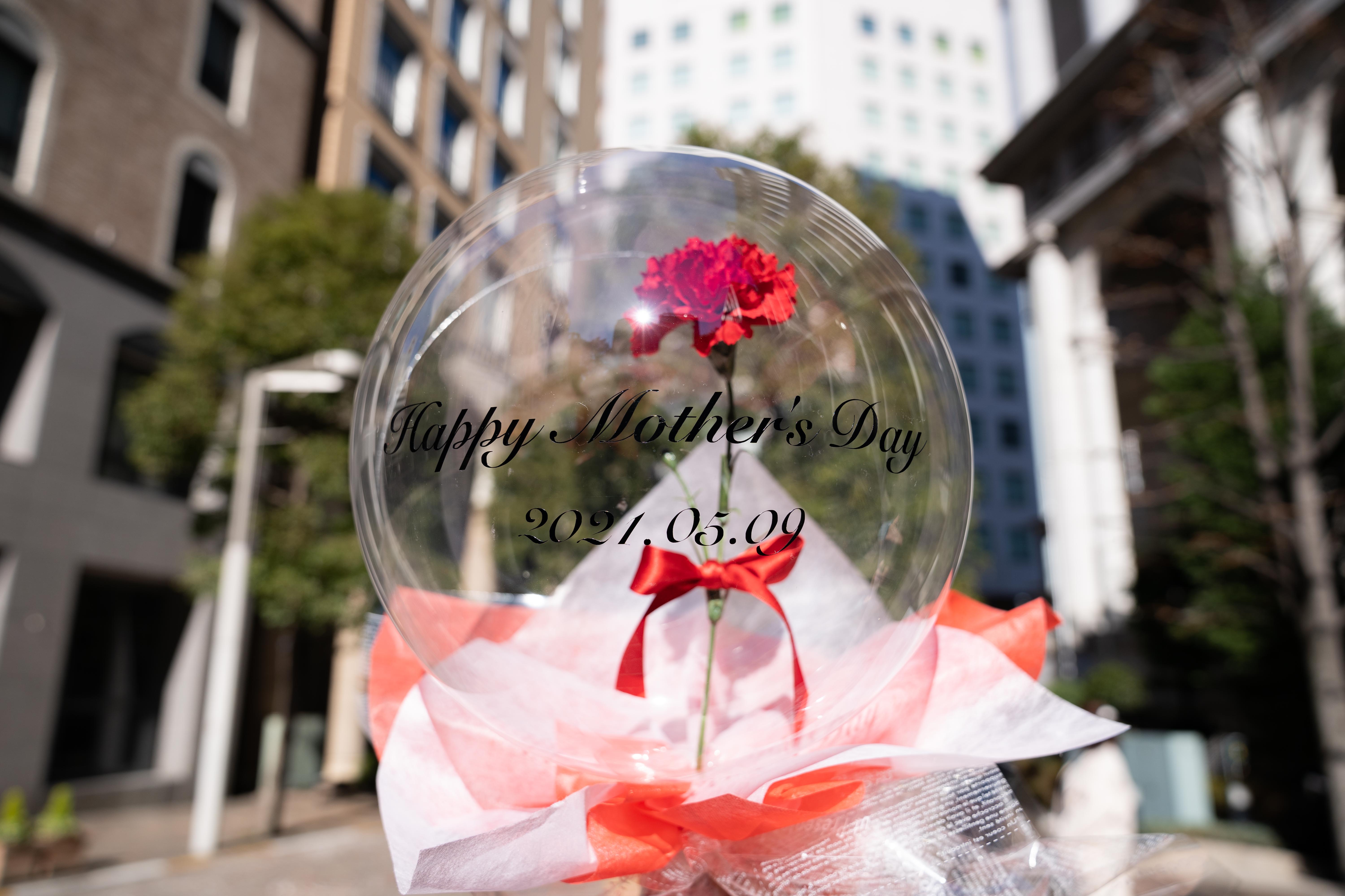 【手持ちブーケ】バルーンフラワー カーネーション