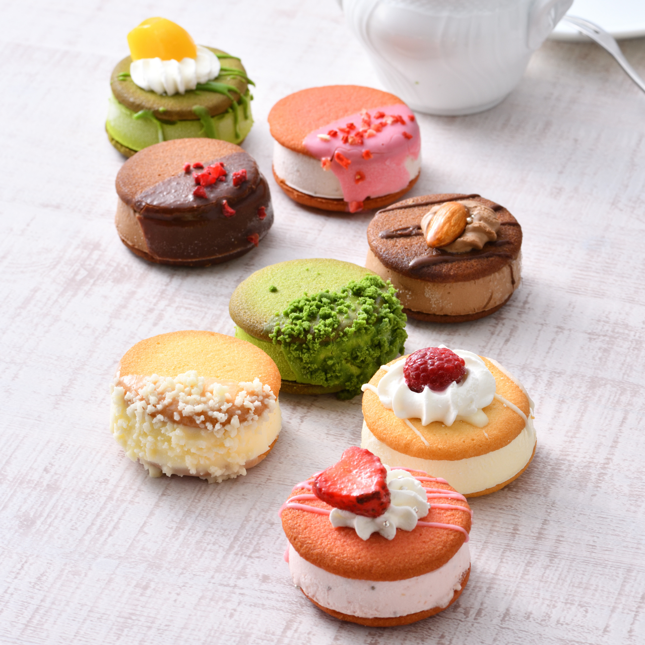 ラングドシャサンドアイス 8個 SA-01