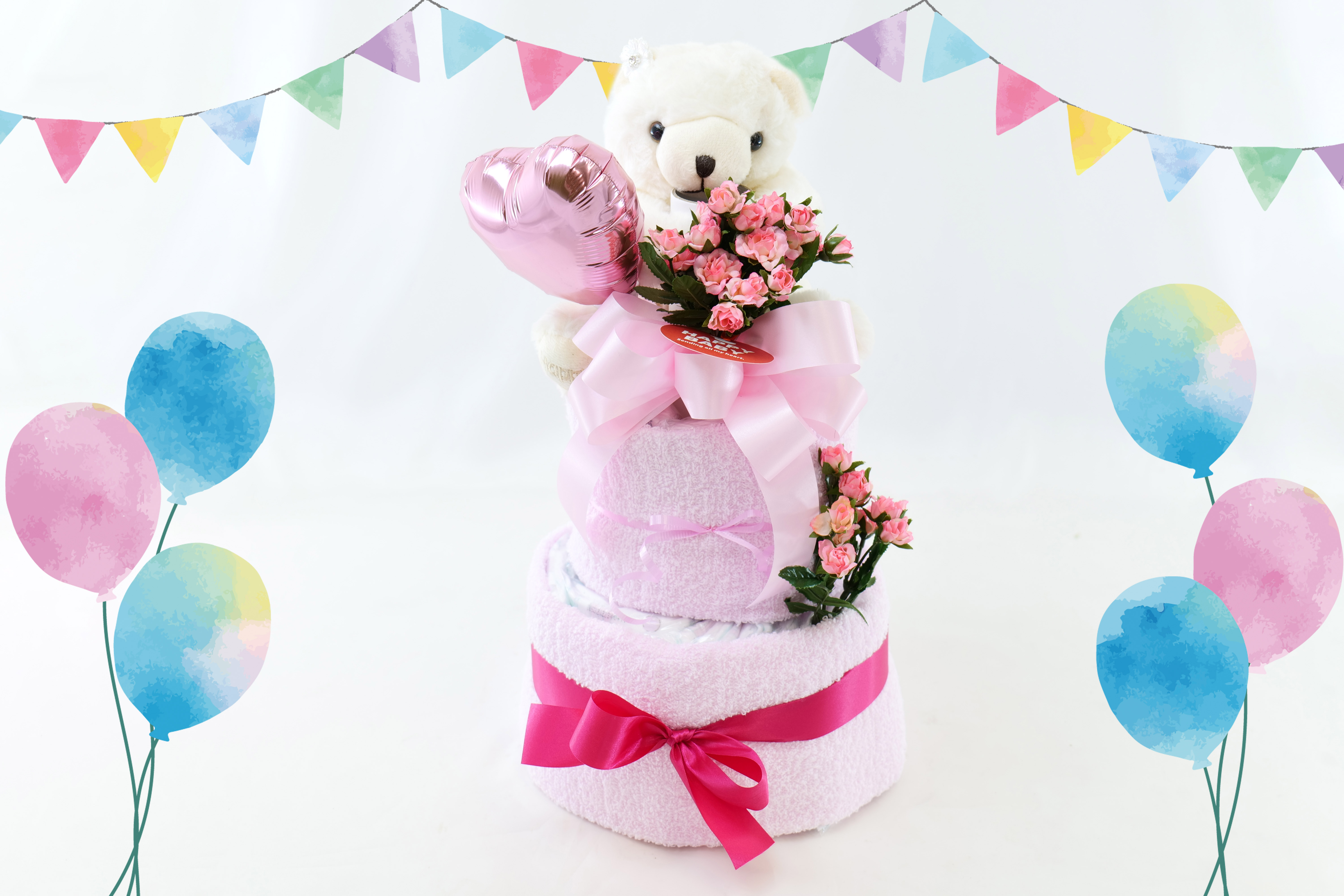 ♡rinn☆おむつケーキ♡オムツケーキ パンパース おむつケーキ オムツケーキ 出産祝い ギフト