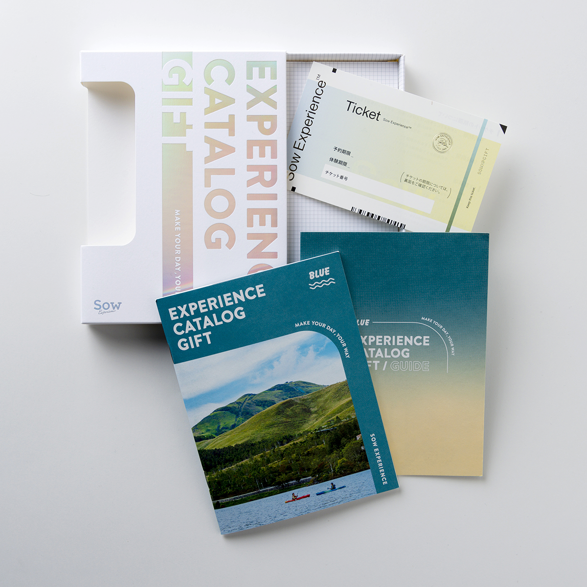 総合版カタログギフト（BLUE） | SOW EXPERIENCE（ソウ