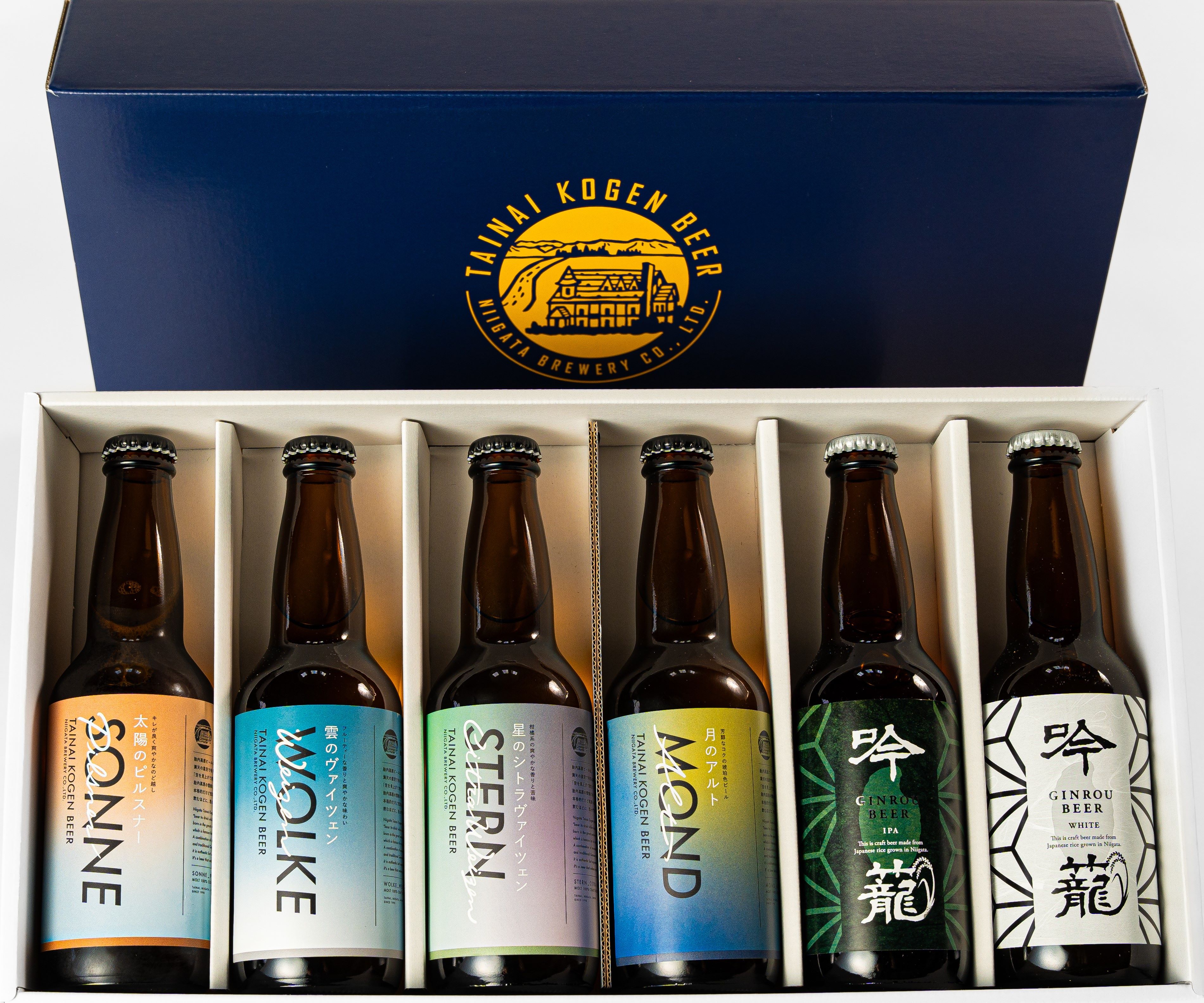 胎内高原ビール・吟籠麦酒全６種ギフトセット