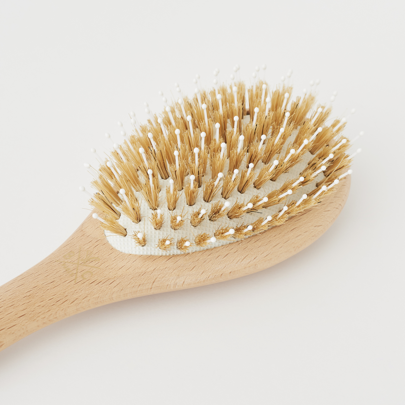 ヘアブラシ 猪毛 / ナイロン S