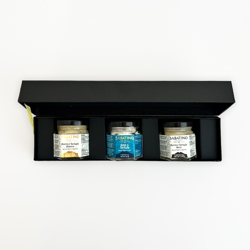 サバティーノ・トリュフ 3個セット(白トリュフバター・黒トリュフバター・トリュフ塩)