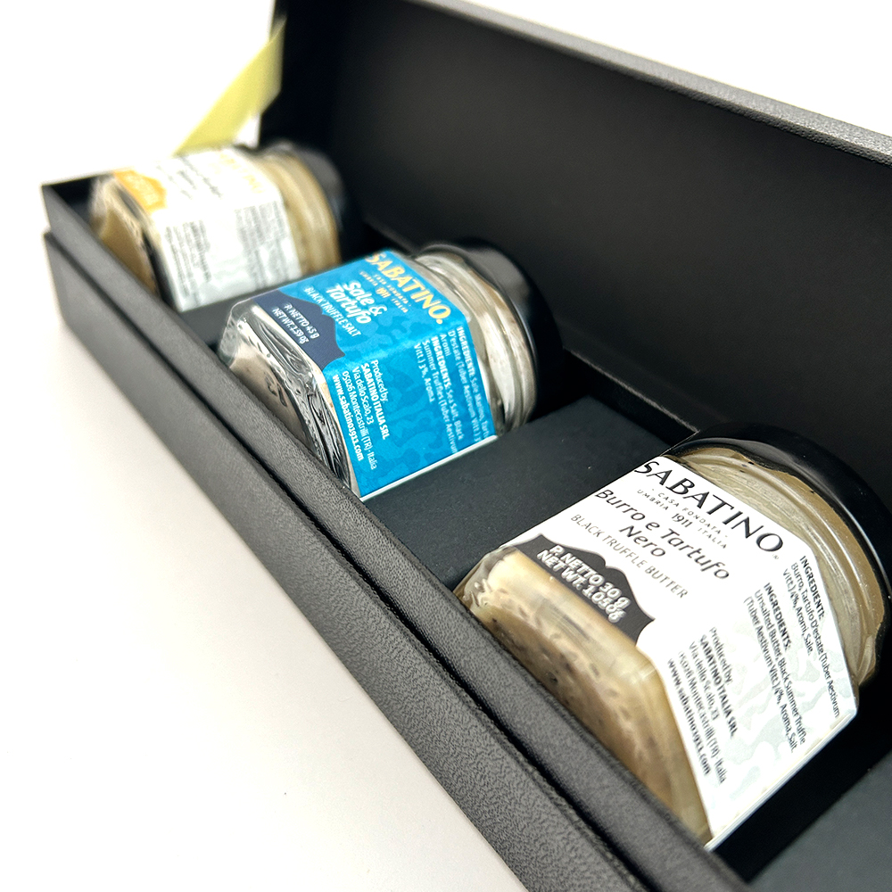 サバティーノ・トリュフ 3個セット(白トリュフバター・黒トリュフバター・トリュフ塩)