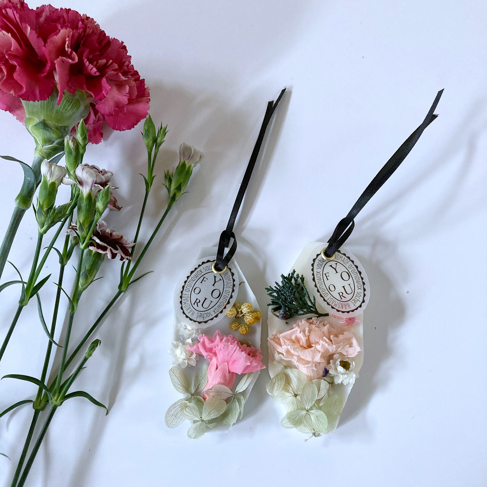 アロマワックスサシェ（カーネーション）