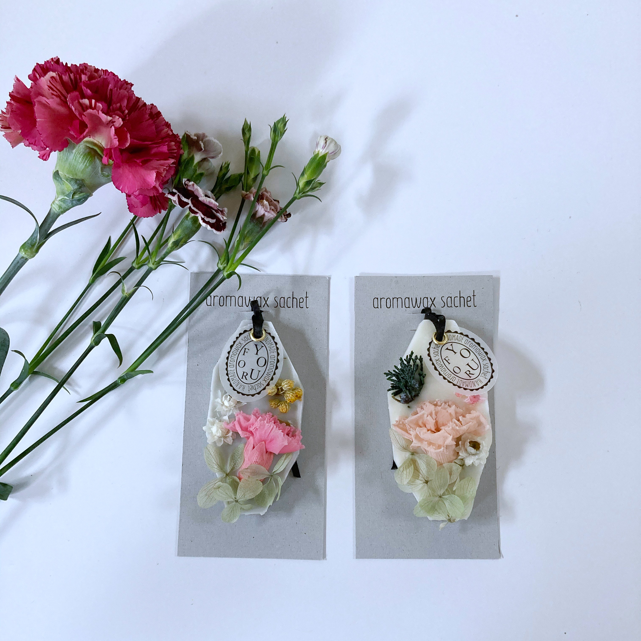 アロマワックスサシェ（カーネーション）