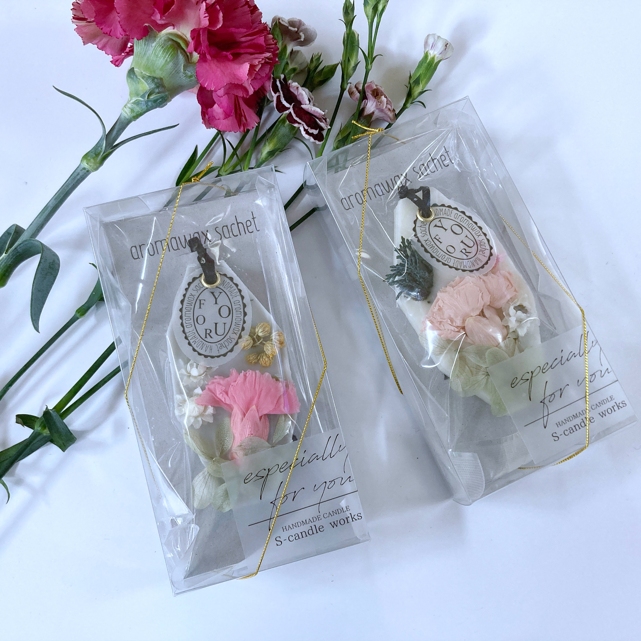 アロマワックスサシェ（カーネーション）
