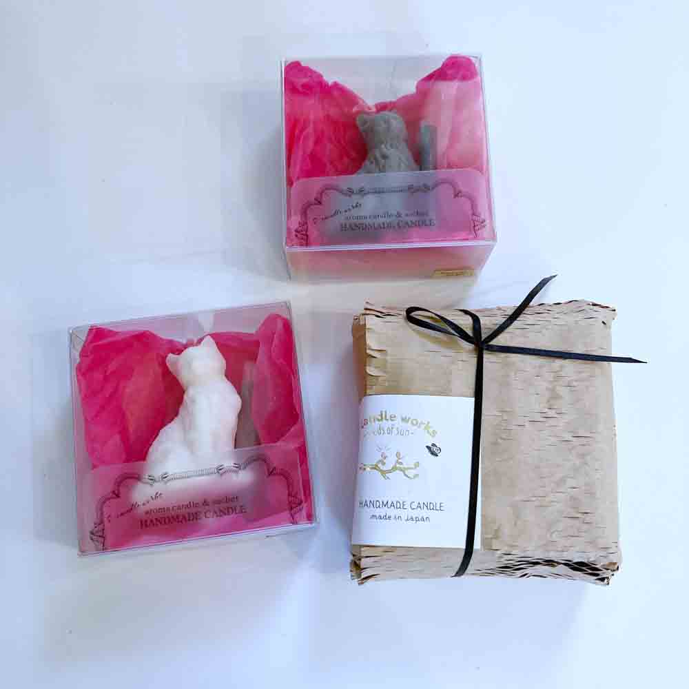 動物キャンドルサシェ