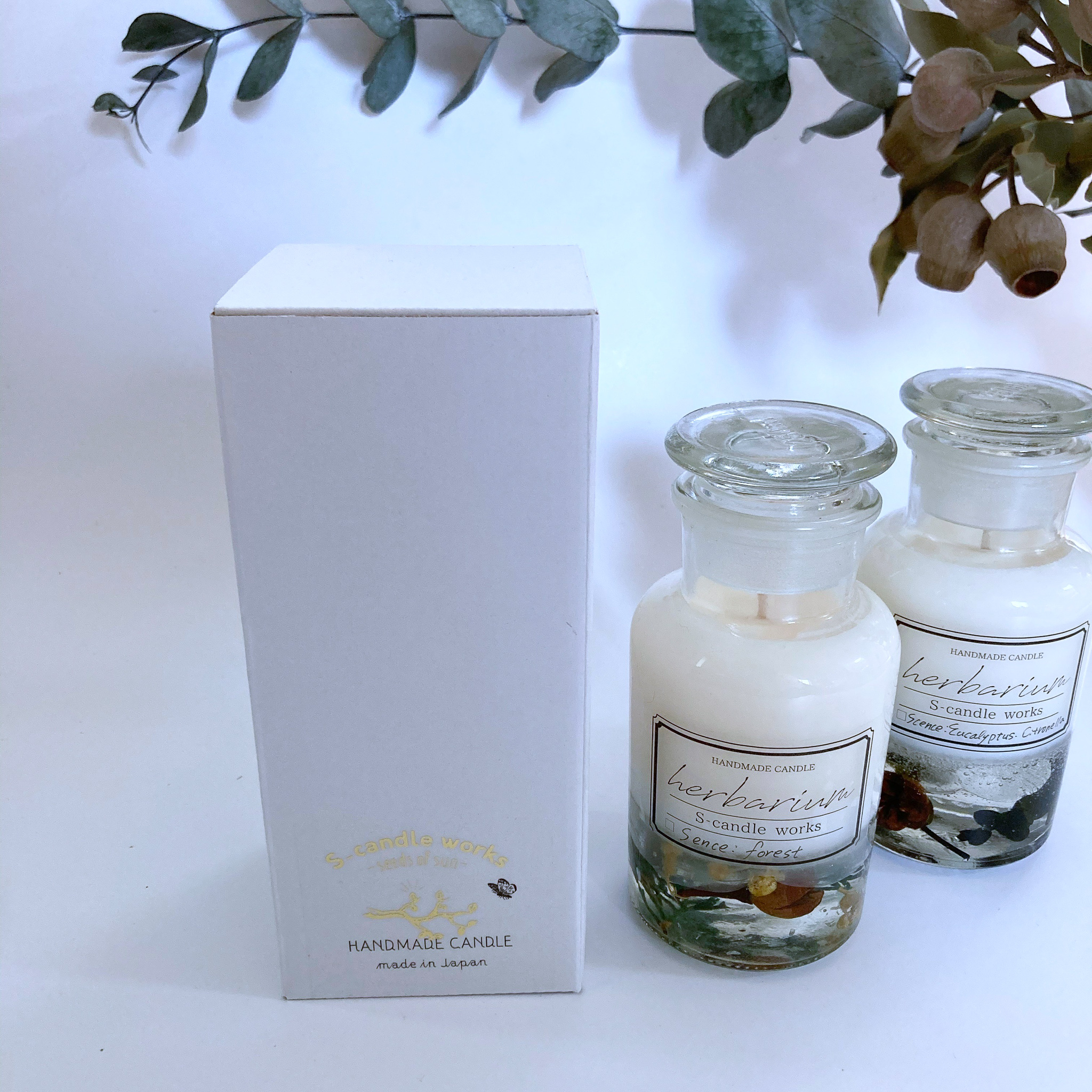 ハーバリウムキャンドル