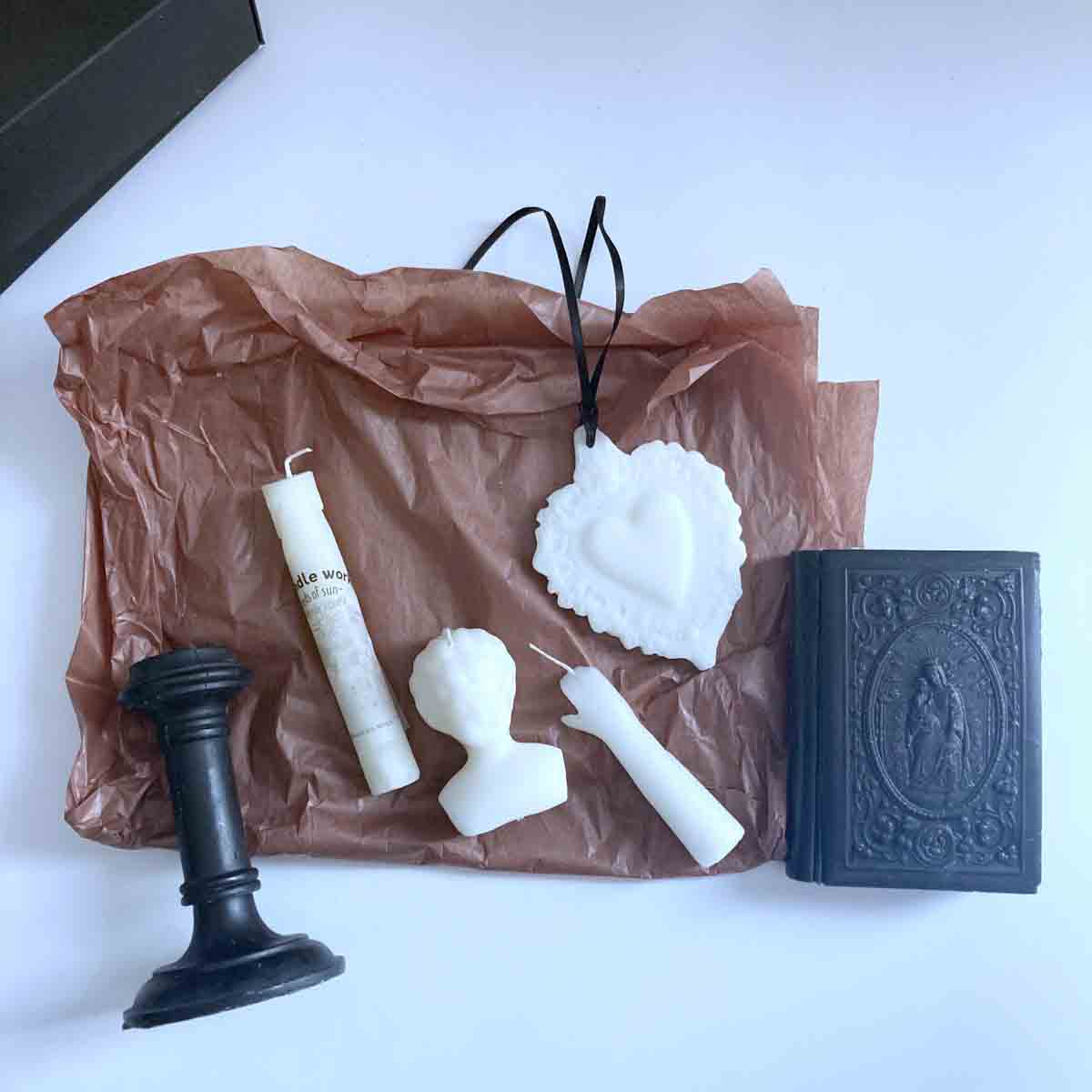 アンティークキャンドルセット