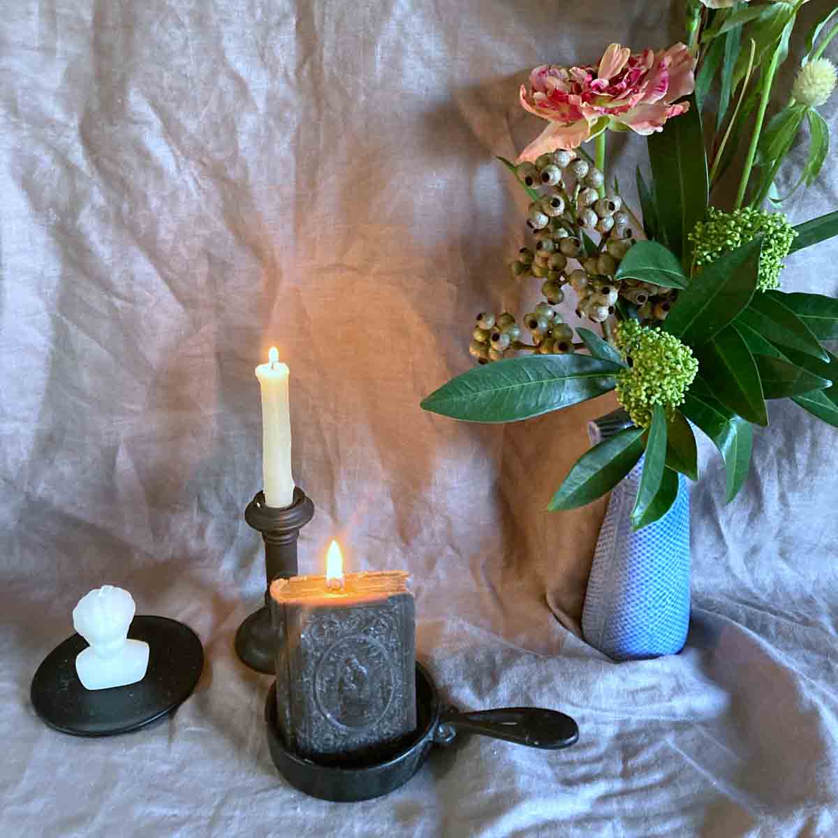 アンティークキャンドルセット