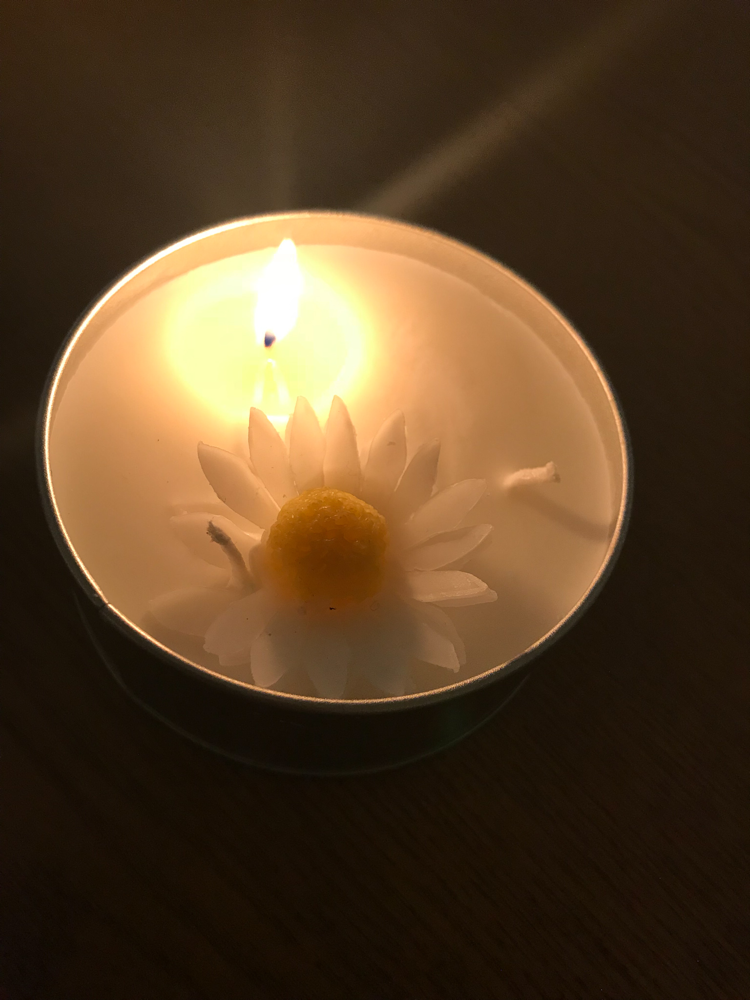 メッセージ缶キャンドル