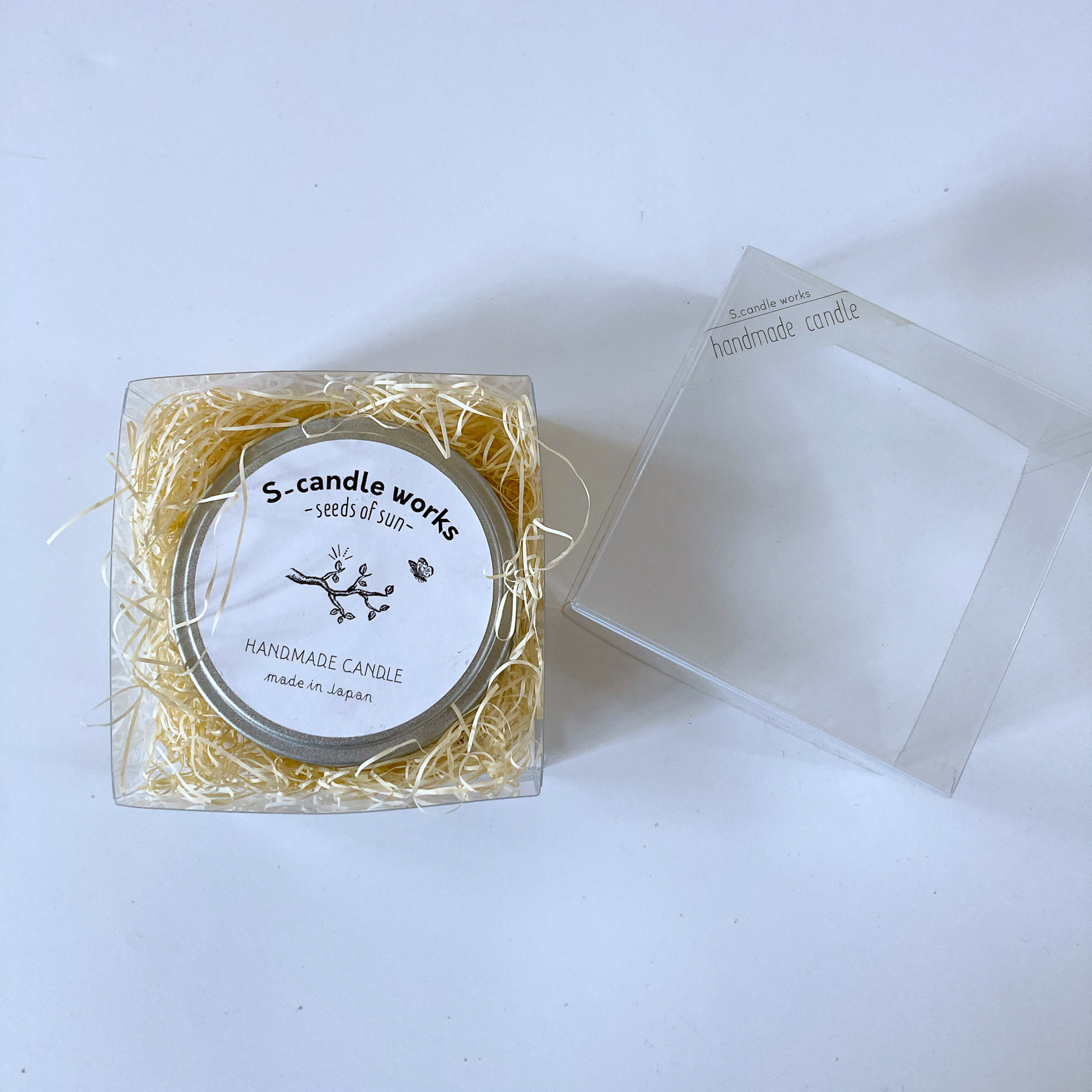 メッセージ缶キャンドル