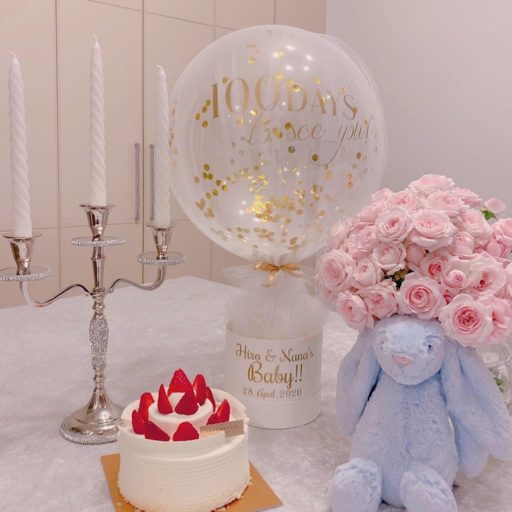 チュールバルーンスタンド