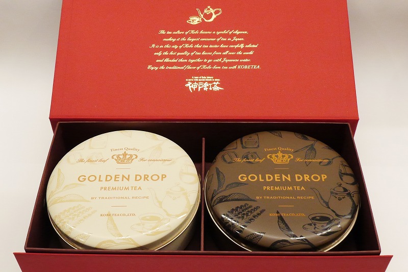 ゴールデンドロップ 【リーフ缶セット】 | 神戸紅茶株式会社の