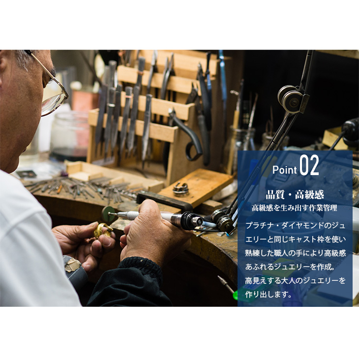 服装を選ばない一粒ネックレス シルバー