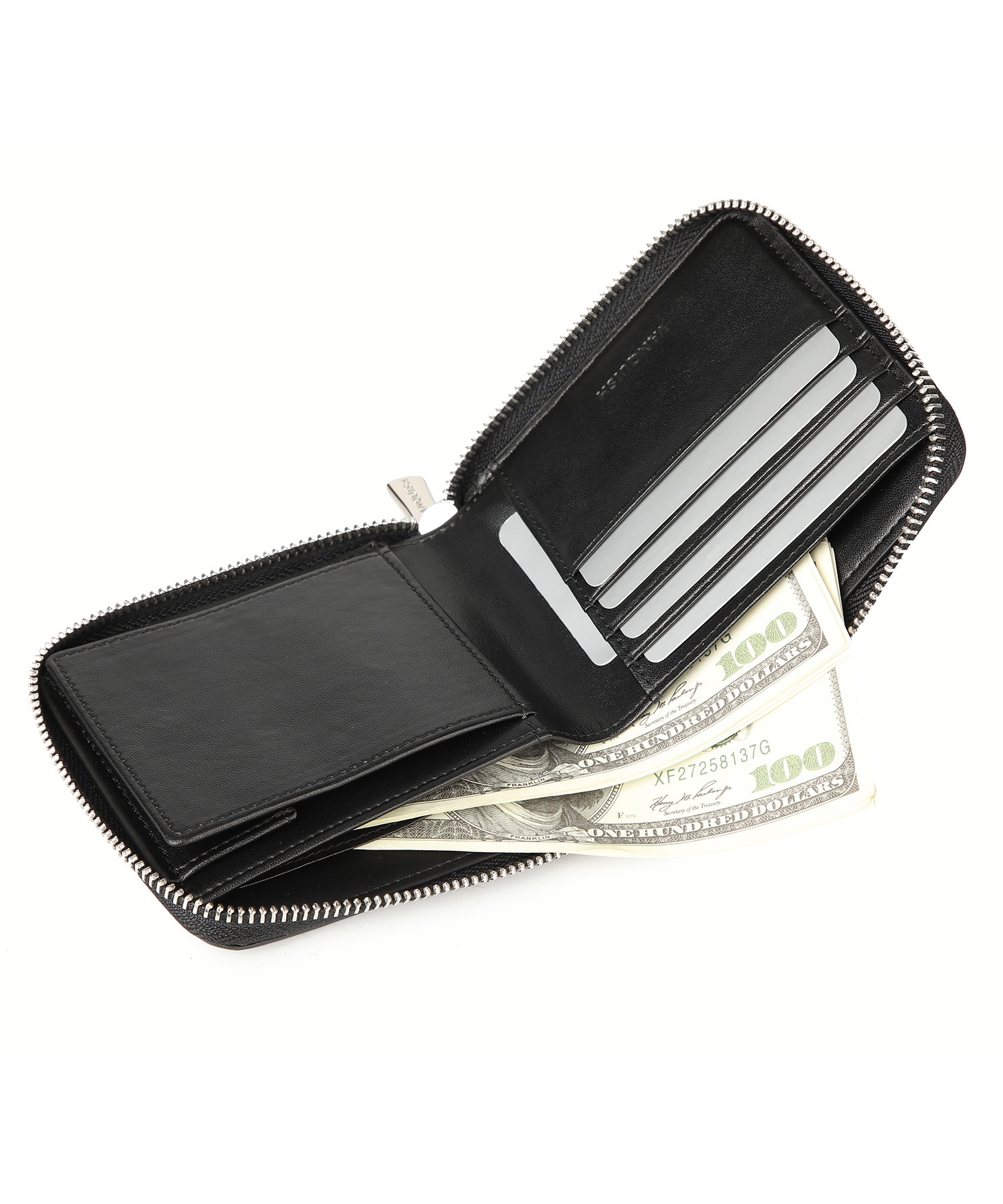 アドバン　二つ折りZIP財布