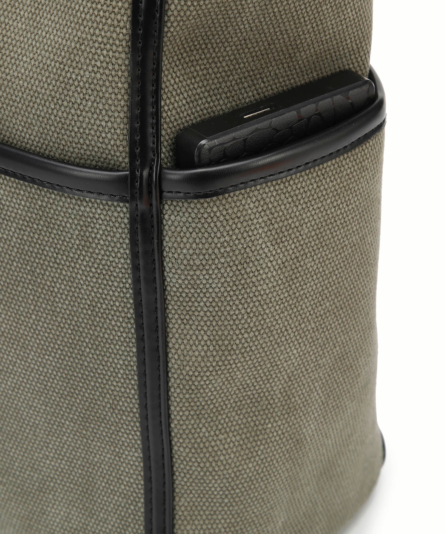 ナチュラルコットン縦長Ａ4トート  チャーム付き