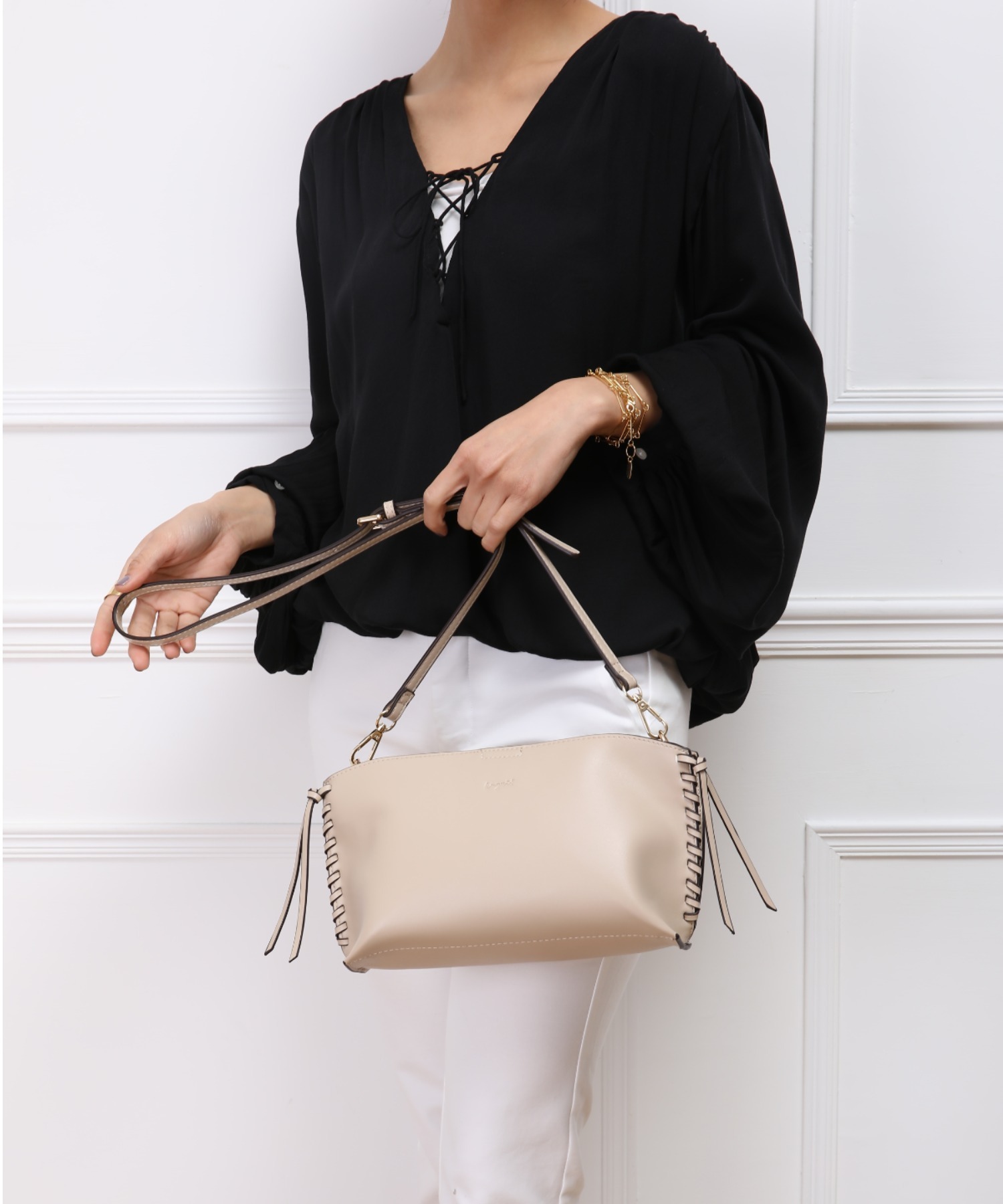 スムース　サイドかがり　ミニポシェット