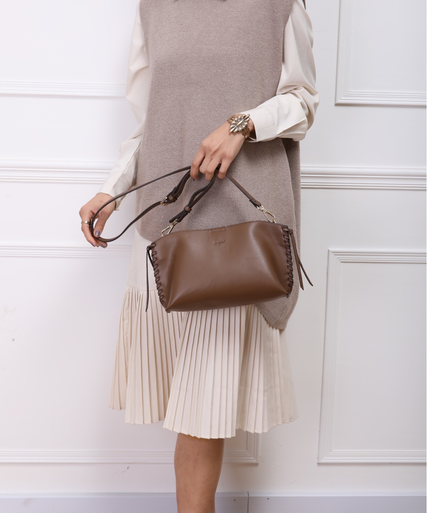 スムース　サイドかがり　ミニポシェット