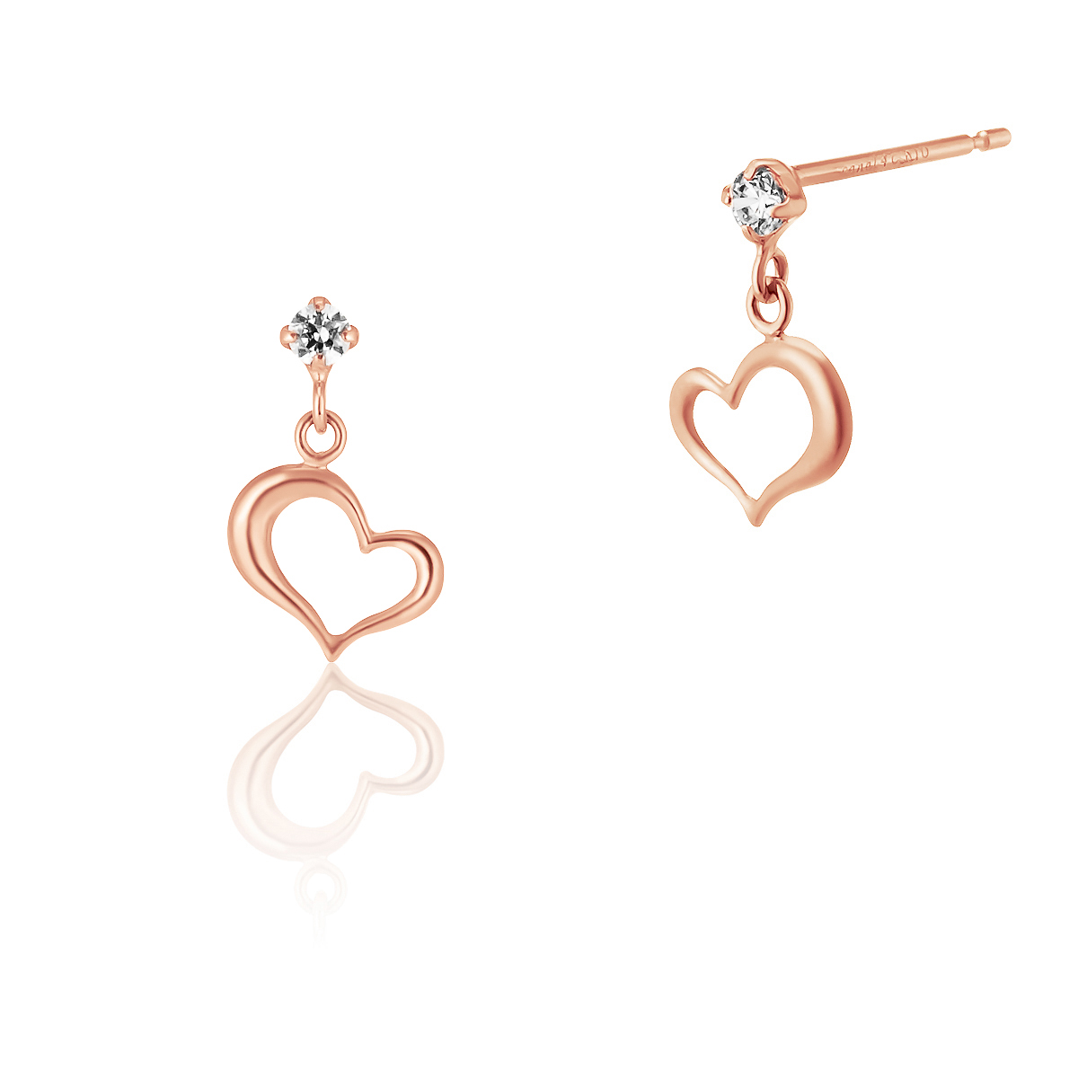 K10ピンクゴールド ピアス 151416553104