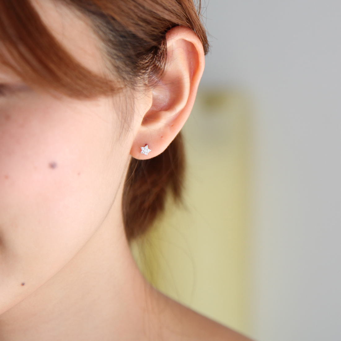 スターモチーフ K10ホワイトゴールド ピアス 150946553210