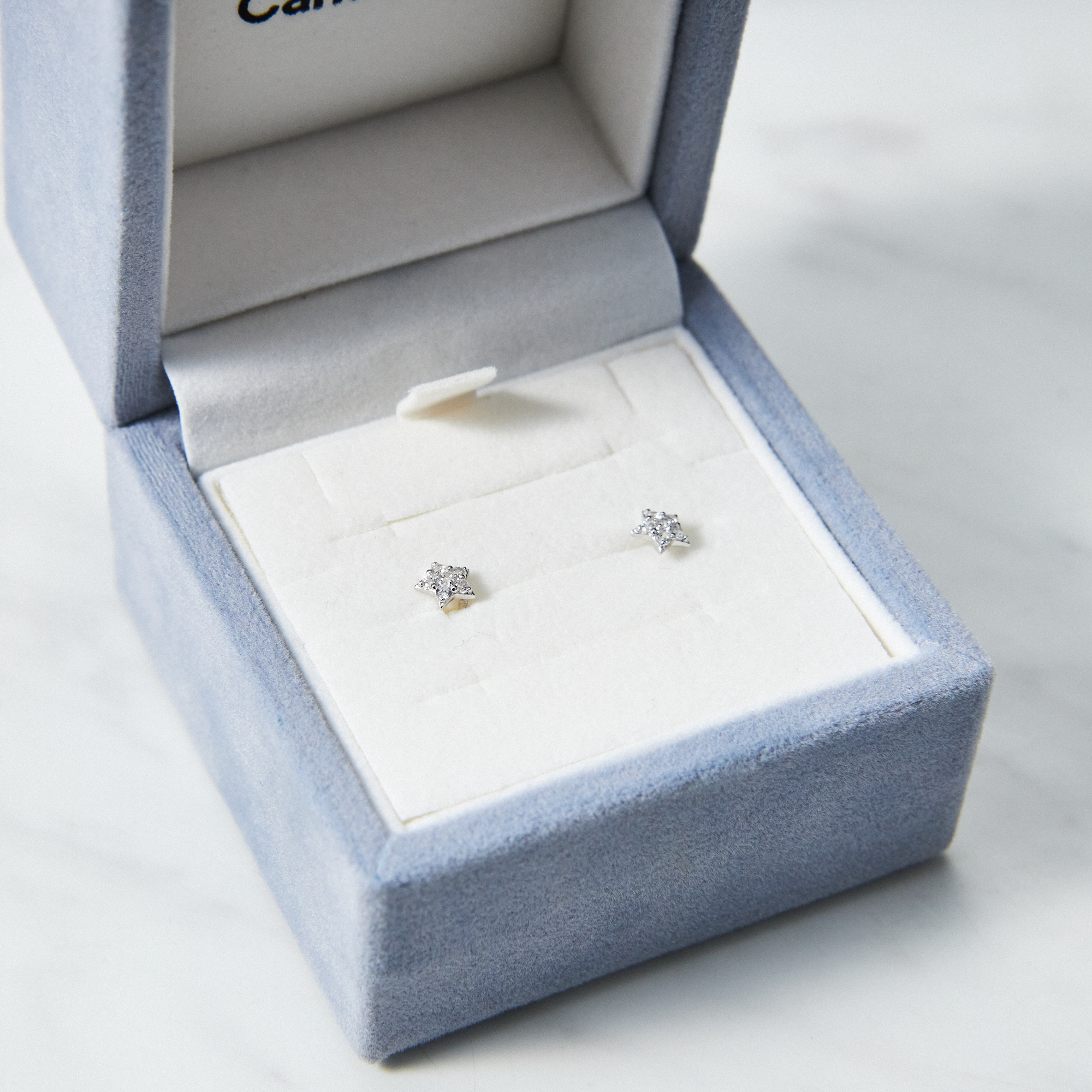 スターモチーフ K10ホワイトゴールド ピアス 150946553210