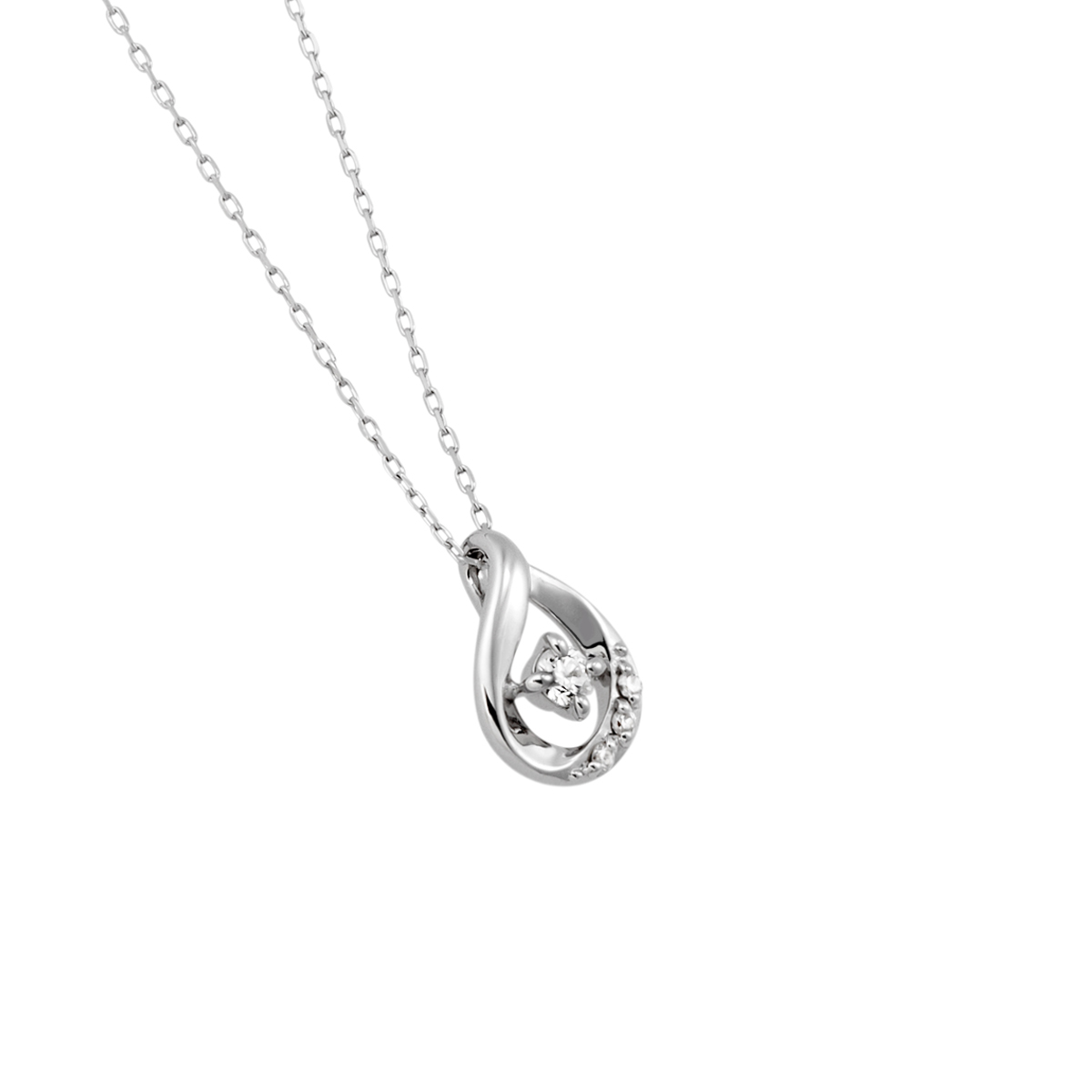 K10ホワイトゴールド ネックレス 151446123211