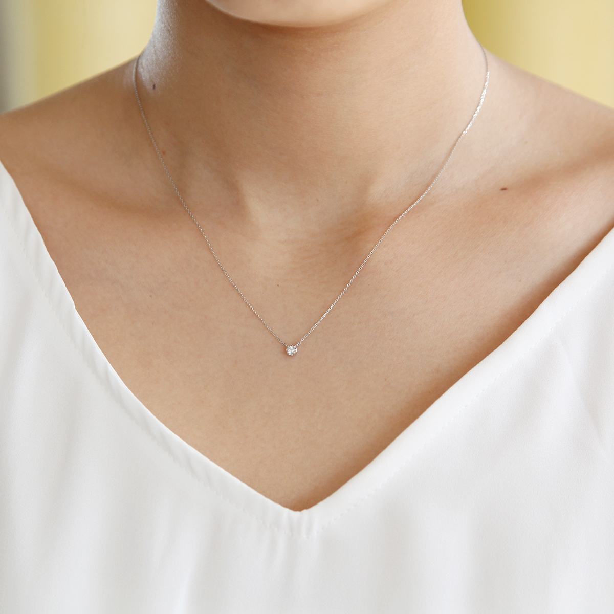 プラチナ ネックレス 151143125009 | Canal4℃（カナルヨンドシー）の  